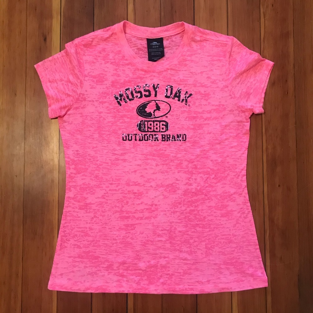 Pink Mossy Oak Tee